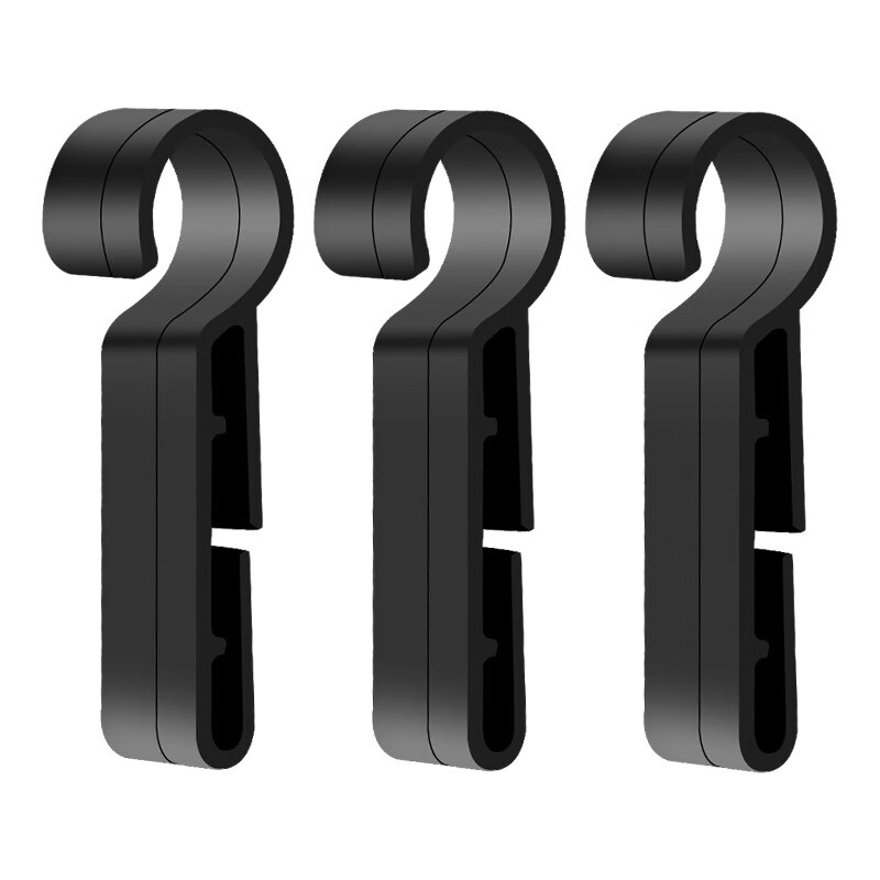 谋福  tj474 卡扣 固定防滑扣 安全帽头灯卡扣塑料钩扣头灯带挂钩(卡扣50个装) 计价单位:个