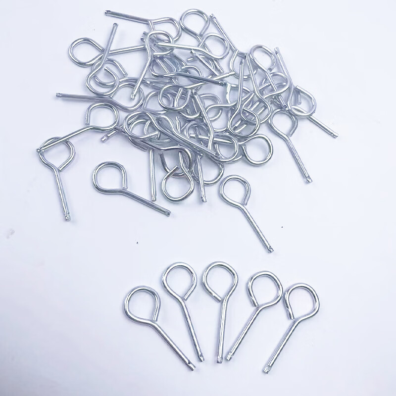谋福  tj1693 灭火器贴插销保险销 圆形带孔铁插销 阀门安全保险销（通用1000个装） 计价单位:包