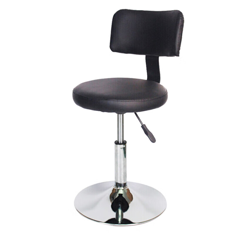 海斯迪克  HKCL-837 实验室工作凳 升降凳员工PU椅小圆凳 圆盘款 计价单位:个