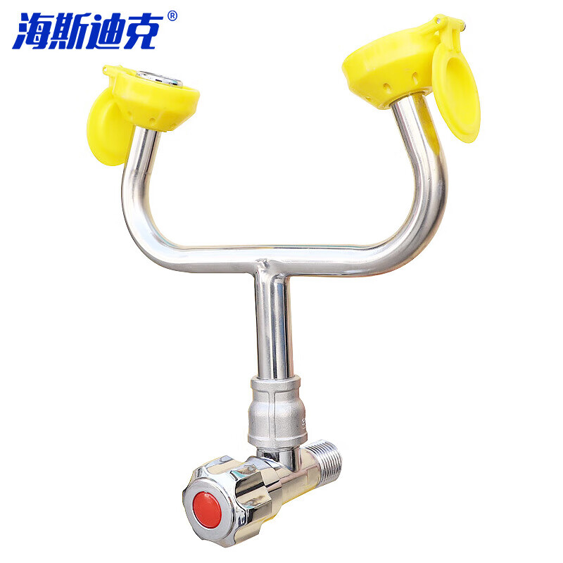 海斯迪克  gnjz-1080 304不锈钢洗眼器 立式冲淋装置实验室用紧急喷淋洗眼器 简易式 计价单位:个