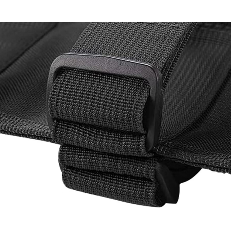 谋福  tj1703 车载灭火器固定带手电车用后备箱干粉灭火器魔术贴绑带（无底盘*黑色） 计价单位:个