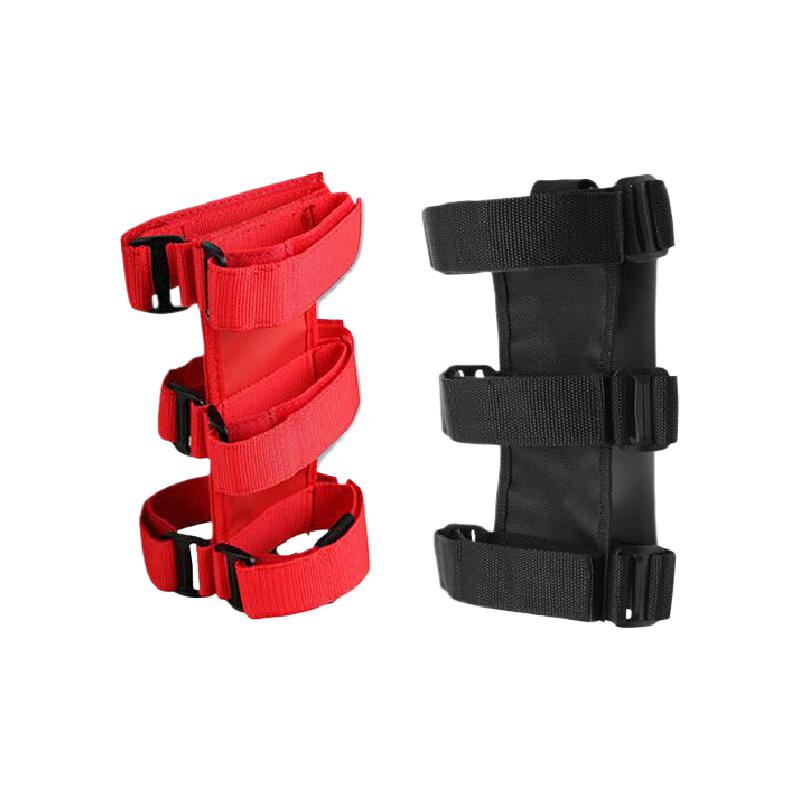 谋福  tj1703 车载灭火器固定带手电车用后备箱干粉灭火器魔术贴绑带（无底盘*黑色） 计价单位:个