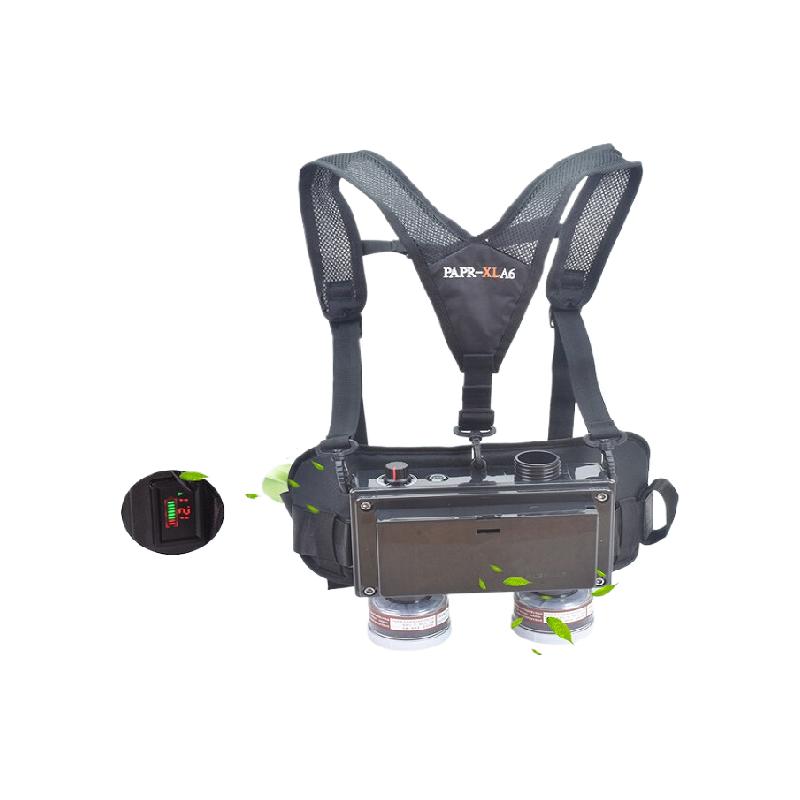 谋福  242  防毒面具 供气式 防尘 电动送风呼吸器面罩（XLSFA6-HY01） 计价单位:个