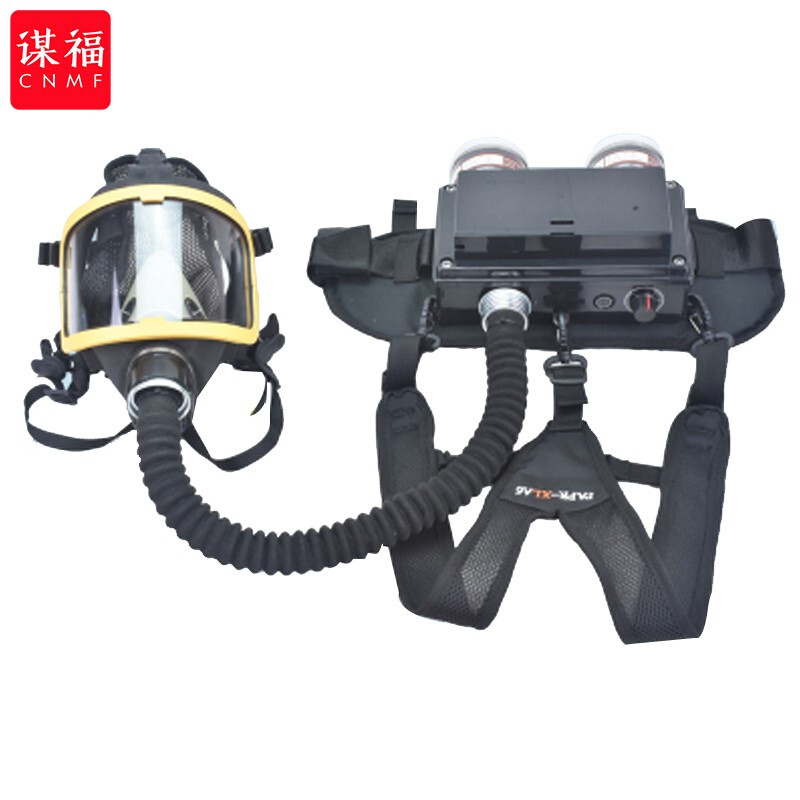 谋福  242  防毒面具 供气式 防尘 电动送风呼吸器面罩（XLSFA6-HY01） 计价单位:个