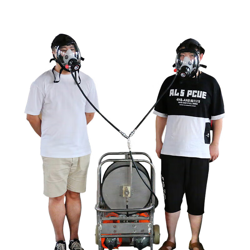 志臻  移动供气源 2瓶长管呼吸器(卧式）推车式消防空气呼吸器 6.8L碳纤维气瓶 计价单位:套