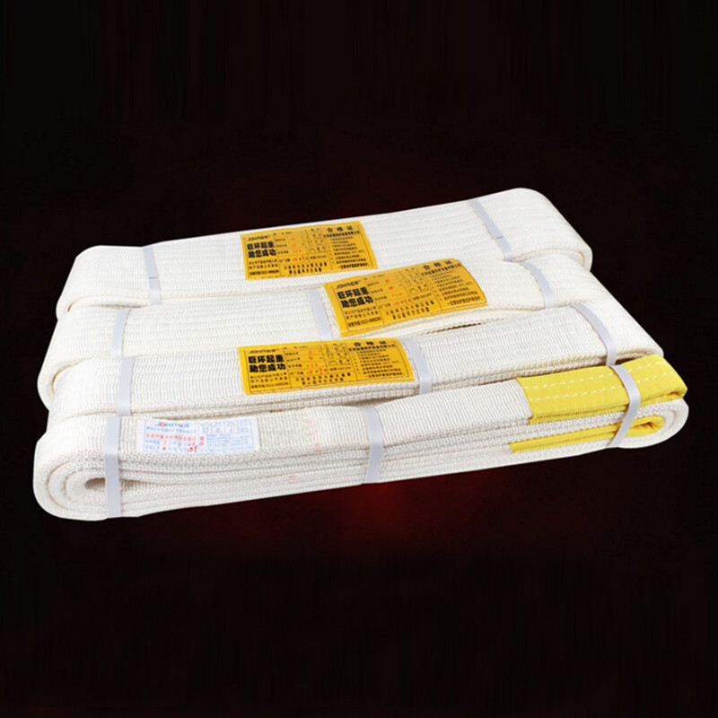 巨环 JOHA 9539 白色扁平起重吊装带 固定带 收紧带工具 拖车绳 5吨5米 计价单位:根