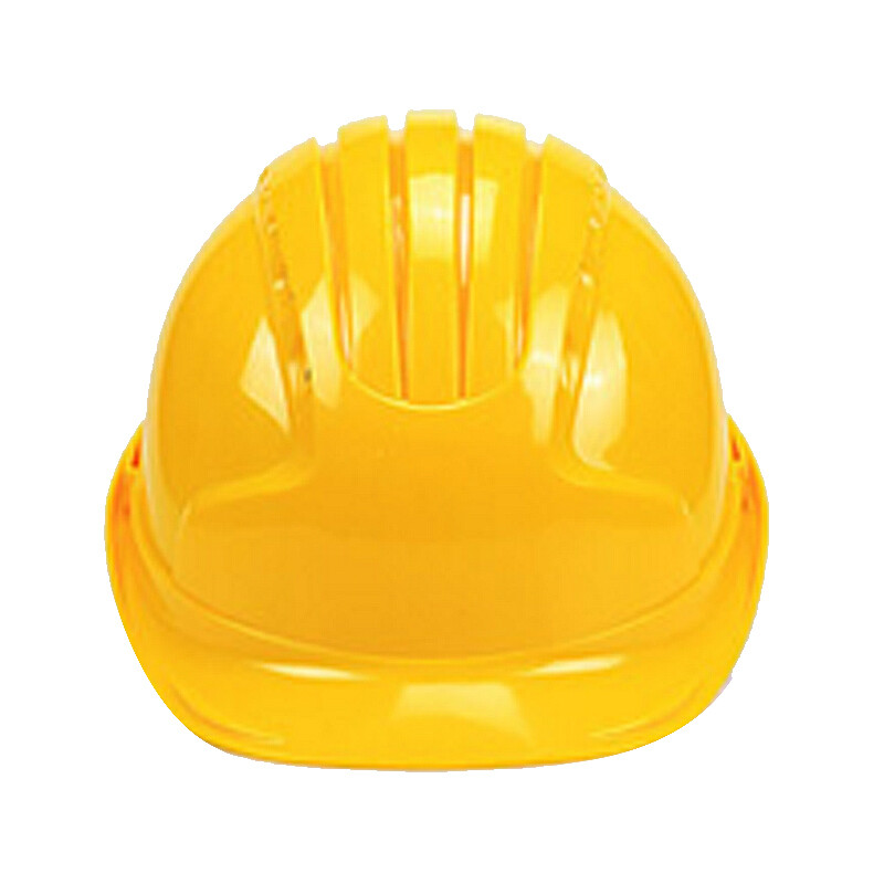 谋福  9968 五筋透气ABS反光安全帽 防砸防护头盔 （黄色无反光条 ） 计价单位:个