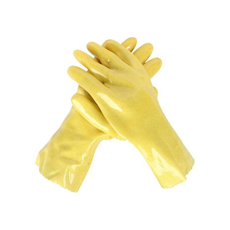 东亚  028 浸塑手套 化工加厚耐磨酸碱防水耐油防割劳保手套 计价单位:双