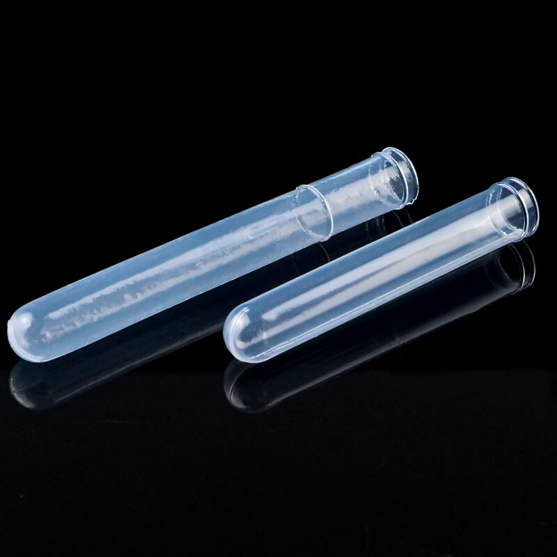海斯迪克  HKCL-413 一次性软试管 实验室标本采样半透明塑料试管 12*100mm(500支/包) 计价单位:包