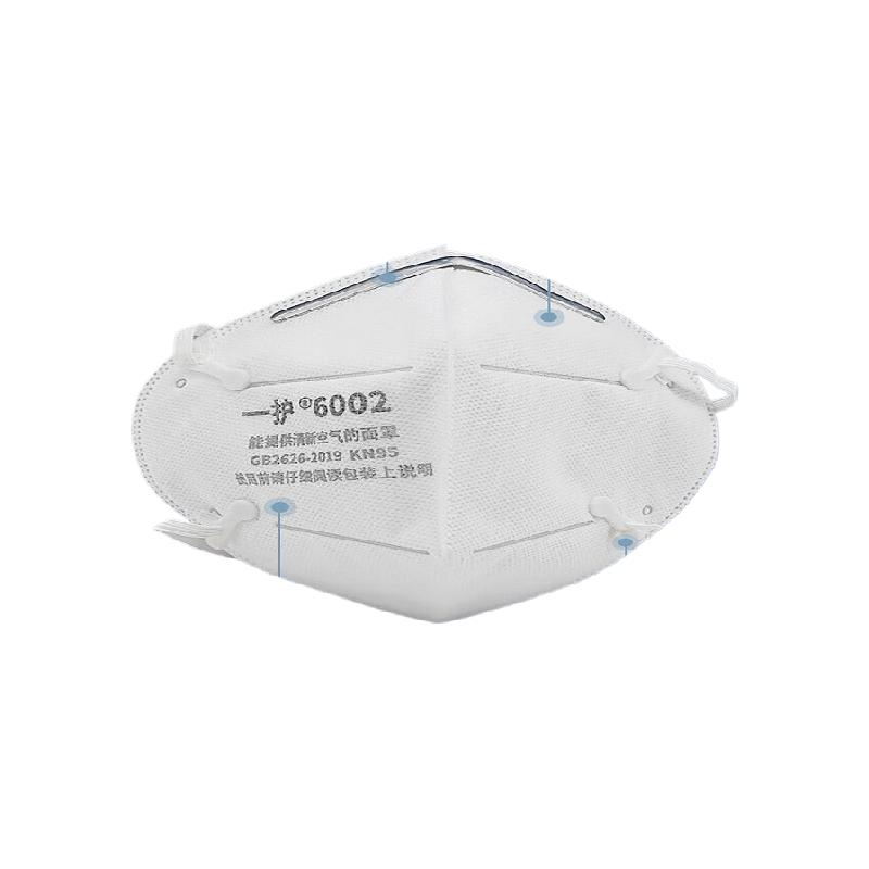 一护  6004 口罩 防粉尘防雾霾打磨煤矿防尘口罩 耳戴口罩（30只） 计价单位:包