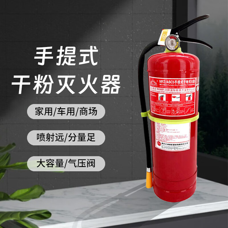 紫金山  4kg 手提式干粉灭火器 计价单位:个
