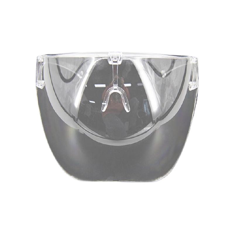 海斯迪克  HKCL-408 防护防溅高清面罩 防风沙油烟防尘 实验室太空隔离面罩 透明防雾款 计价单位:个