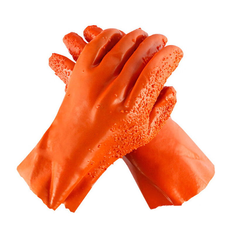 东亚  博尔格708 PVC防滑耐磨耐油 防水耐酸碱浸塑手套 计价单位:双