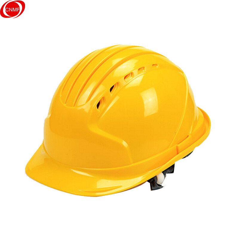 谋福  9962 安全帽 五筋透气ABS反光 （黄色无反光条）  计价单位:个