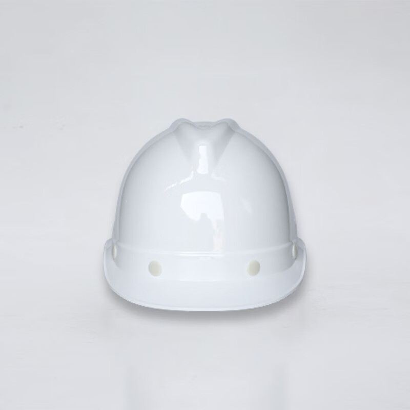 谋福  白色 玻璃钢安全帽V型透气 工地施工建筑工程头盔 防砸抗冲击 计价单位:个