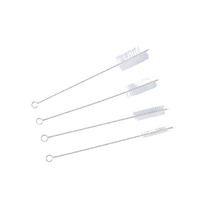 海斯迪克  HKY-68 试管刷 吸管刷配件不锈钢水壶嘴刷清洁刷清洗 实验室清洁刷子 全长20*毛长5*毛径1.5（cm） 计价单位:个