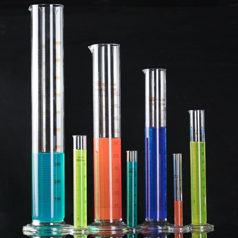 海斯迪克  gnjz-5439 玻璃量筒 刻度量筒 高透明度实验室量具 250mL 计价单位:个
