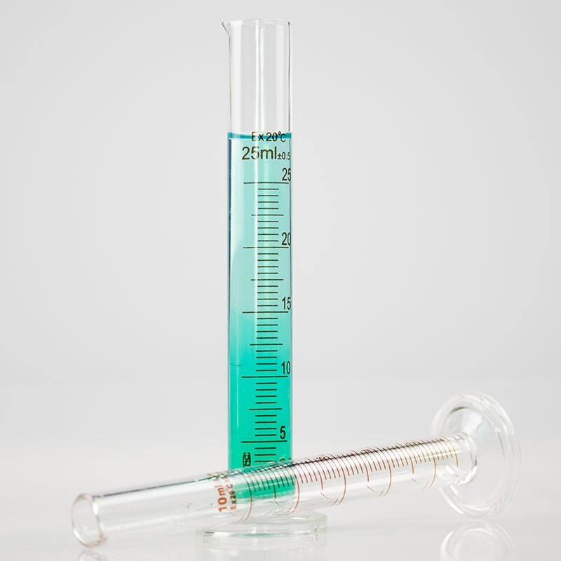 海斯迪克  gnjz-5439 玻璃量筒 刻度量筒 高透明度实验室量具 250mL 计价单位:个