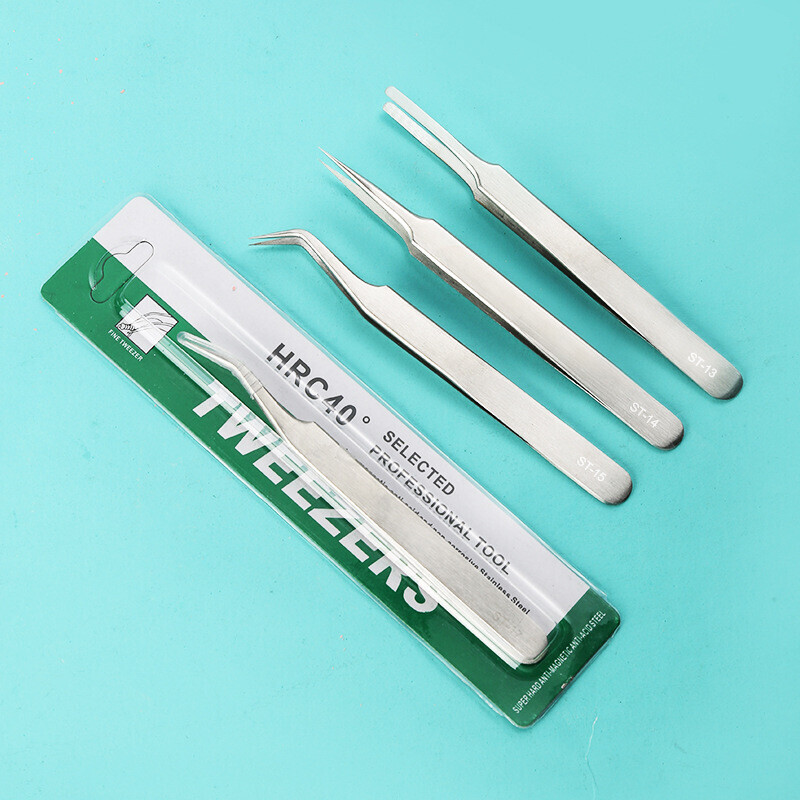 海斯迪克 ST-10 不锈钢镊子 ST系列精密镊子 实验室压边沙光镊子 计价单位:个 海斯迪克 ST-10 不锈钢镊子 ST系列精密镊子 实验室压边沙光镊子 计价单位:个