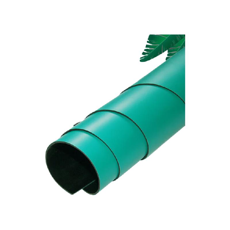 海斯迪克  10m*1.2m*2mm 实验室维修工作台胶皮桌垫 绿黑 计价单位:块