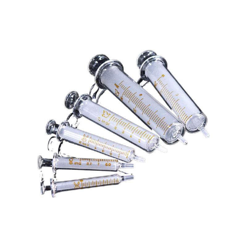 海斯迪克  HKCX-32 玻璃针管进样器 实验室针筒无针头 1ml+2ml+5ml+10ml+20ml+30ml 计价单位:套