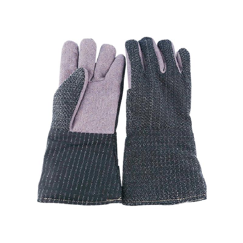 海斯迪克  HKCL-593 防烫手套 实验室防护耐高温五指烤箱烘焙用手套 隔热400度芳纶 计价单位:副