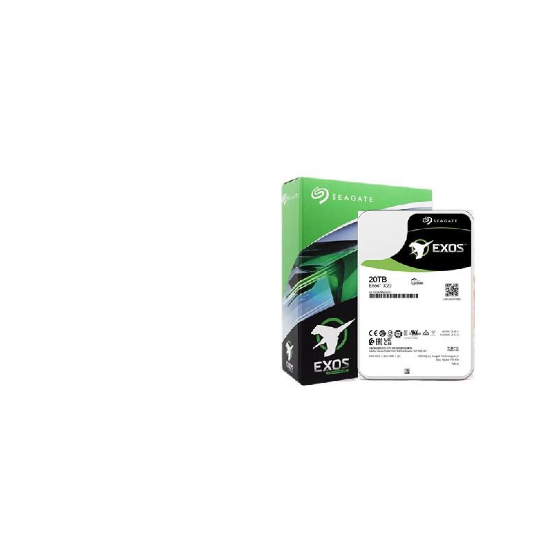 希捷 SEAGATE ST20000NM007D 企业级硬盘 20TB 256MB 7200RPM CMR垂直 SATA 希捷银河Exos X20系列 计价单位:块