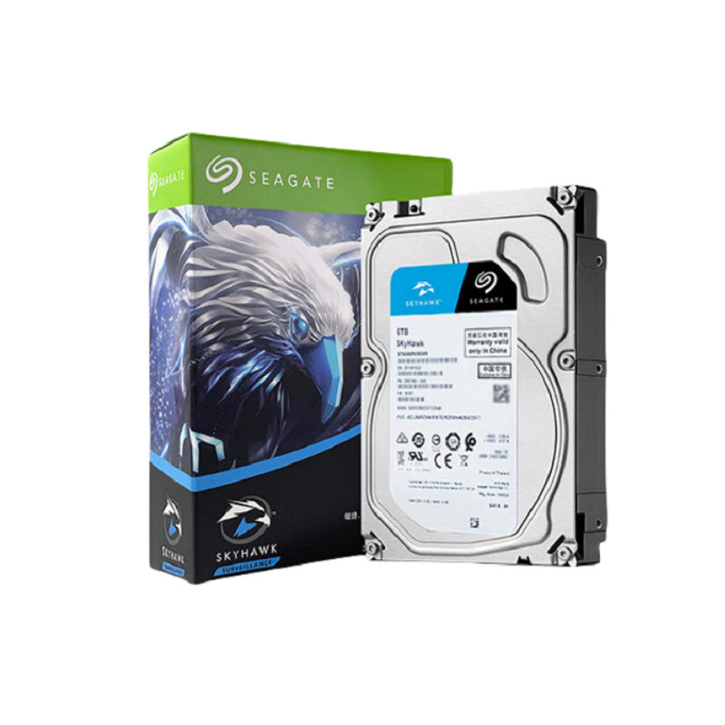 希捷 SEAGATE ST6000VX009 安防硬盘 6TB 256MB SATA CMR垂直 机械硬盘 视频储存 希捷酷鹰 3.5英寸 计价单位:块