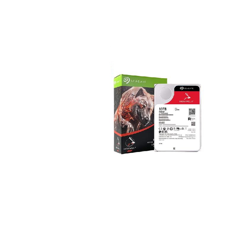 希捷 SEAGATE ST10000VN000 NAS硬盘 10TB 256MB 机械硬盘 CMR垂直 静音低耗 数据恢复服务 3.5英寸 希捷酷狼 计价单位:块