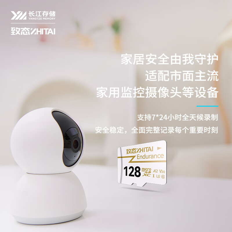 致态 ZHITAI 128GB Endurance高度耐用存储卡 长江存储 计价单位:个