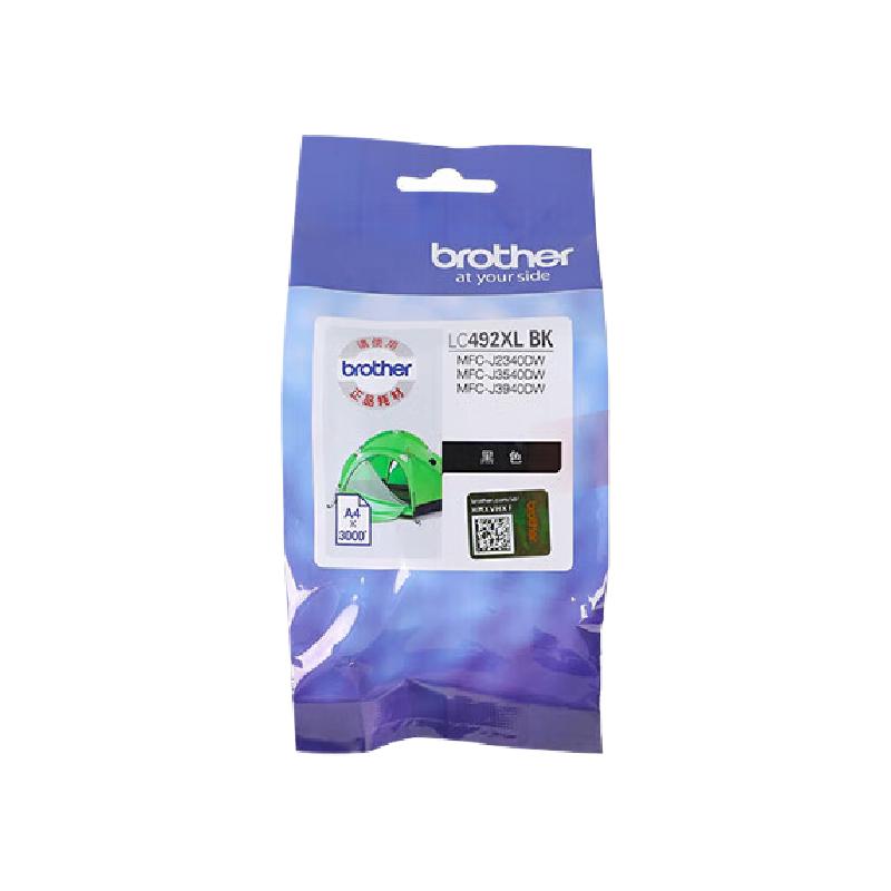 兄弟 brother LC492XL BK 原装墨盒 适用于MFC-J2340DW/J3540DW/J3940DW  计价单位:支