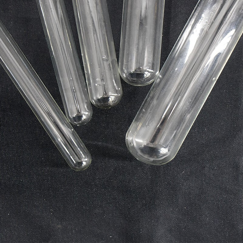 海斯迪克  HKQS-142 玻璃试管加厚圆底试管化学实验室透明试管 15*100mm 10支装  计价单位:套