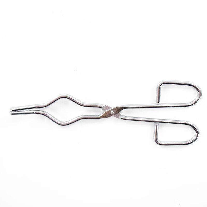 海斯迪克  HKQS-165 不锈钢坩埚钳 实验室坩埚夹 圆钢镀铬夹具 克罗米烧杯夹 50cm坩埚钳(5把) 计价单位:组 海斯迪克  HKQS-165 不锈钢坩埚钳 实验室坩埚夹 圆钢镀铬夹具 克罗米烧杯夹 50cm坩埚钳(5把) 计价单位:组