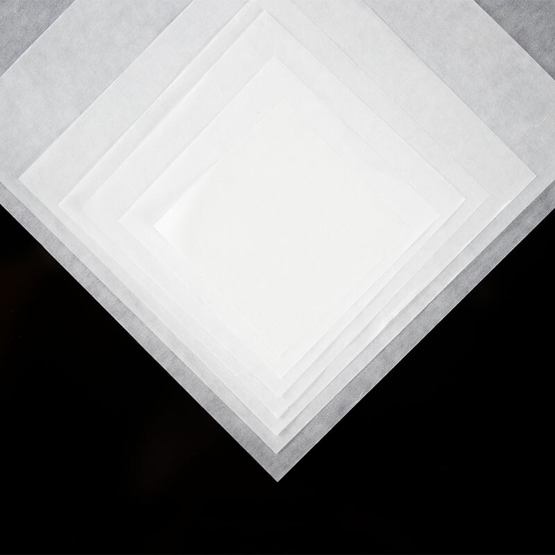 海斯迪克  HKQS-185 称量纸 实验室称重垫纸 称物纸天枰用 光面纸 90*90mm（10包） 计价单位:组