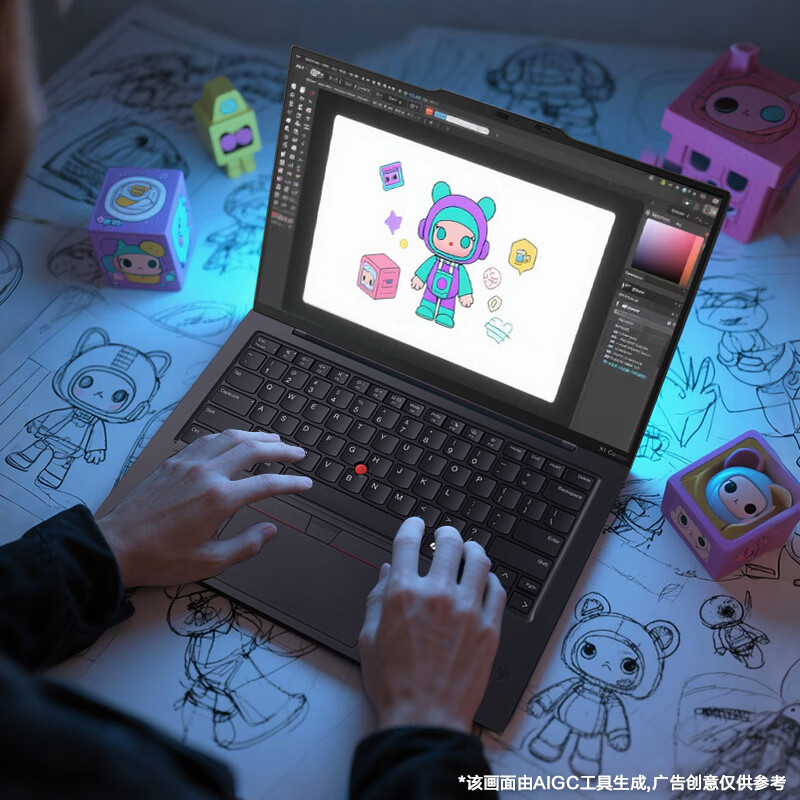 Thinkpad  P1 工作站 P1 AI PC 酷睿Ultra7 16英寸高性能设计师工作站 32G 1T 2.5K 165Hz RTX2000Ada 21KVA017CD 计价单位:台