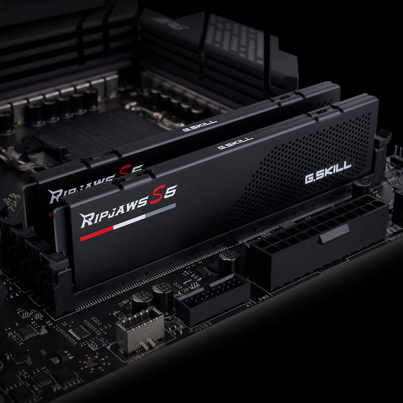 芝奇  F5-6400J3239G16GX2-RS5K 台式机内存条 32GB(16Gx2)套装 DDR5 6400频率 焰刃(黯夜黑)/C32 计价单位:组