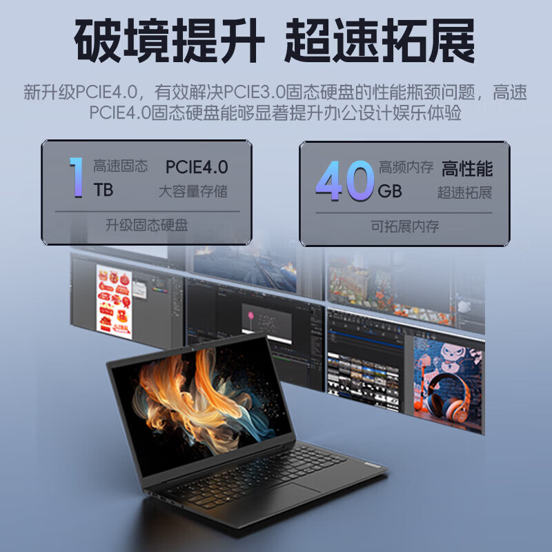 联想 Lenovo 昭阳X3-15 笔记本电脑 IRU i7-13620H/8G/512G/核显/WIN11H/曜石黑 计价单位:台