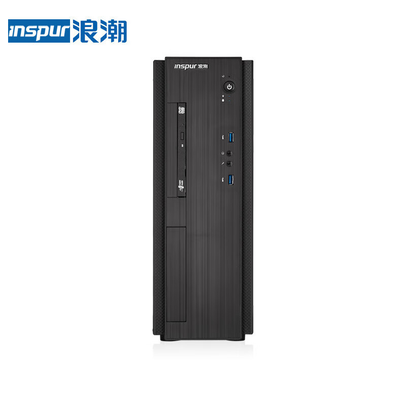 浪潮 INSPUR CE300Z 台式机 兆芯U6780A(8核 2.7G)/8G/256G SSD+1T机械/集成/光驱/键盘鼠标/17升/23.8英寸显示器 计价单位:套