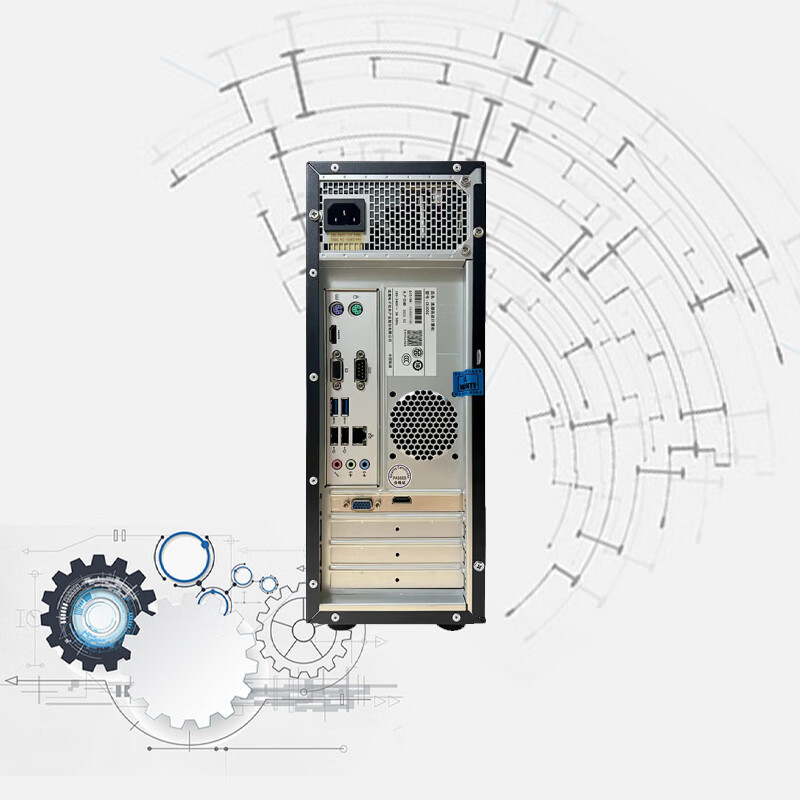 浪潮 INSPUR CE300Z 台式机 兆芯U6780A(8核 2.7G)/8G/256G SSD/1G显存/光驱/键盘鼠标/17升/23.8英寸显示器 计价单位:套