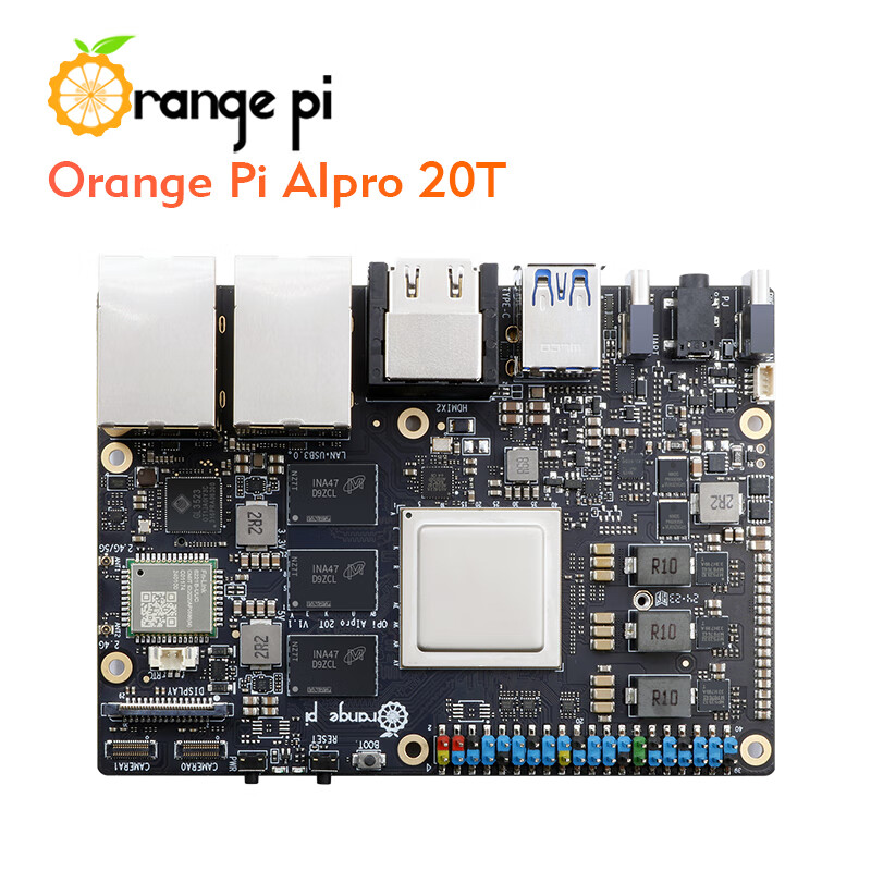 香橙派  AIpro 24G（20T） 视频处理单元 开发板 主板+风扇+外壳+电源+内存 计价单位:套