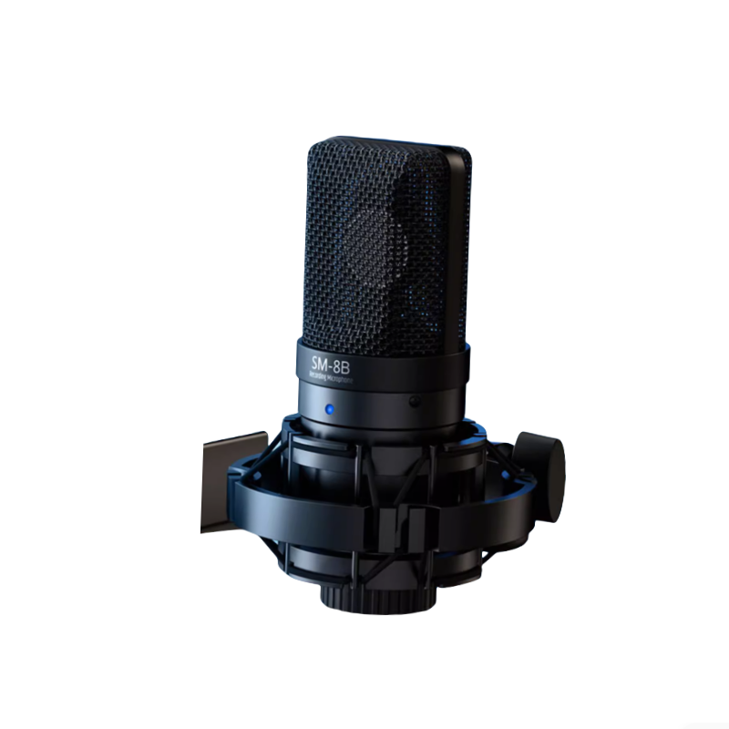 得胜 TAKSTAR SM-8B 电容麦克风 标配（不带音频线材）黑色 计价单位:个