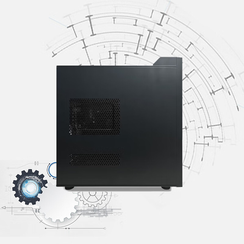 浪潮 INSPUR CE300Z 台式机 兆芯U6780A(8核 2.7G)/8G/256G SSD/1G显存/光驱/键盘鼠标/17升/23.8英寸显示器 计价单位:套