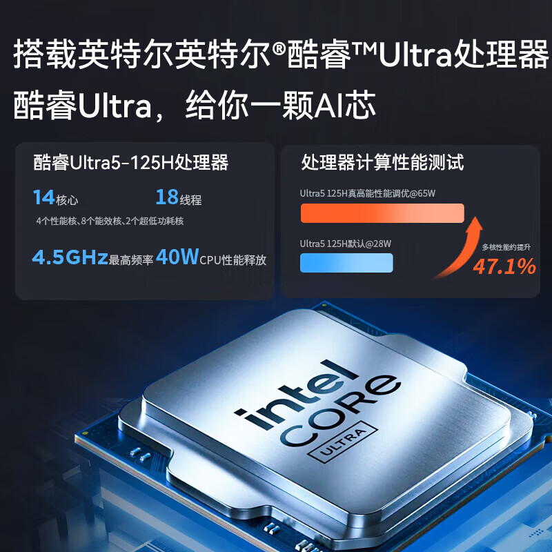 联想 Lenovo 昭阳X5-14 笔记本 IMLU7-155H/32G/1TBSSD/WIN11H/集成显卡/14.0 WUXGA 计价单位:台