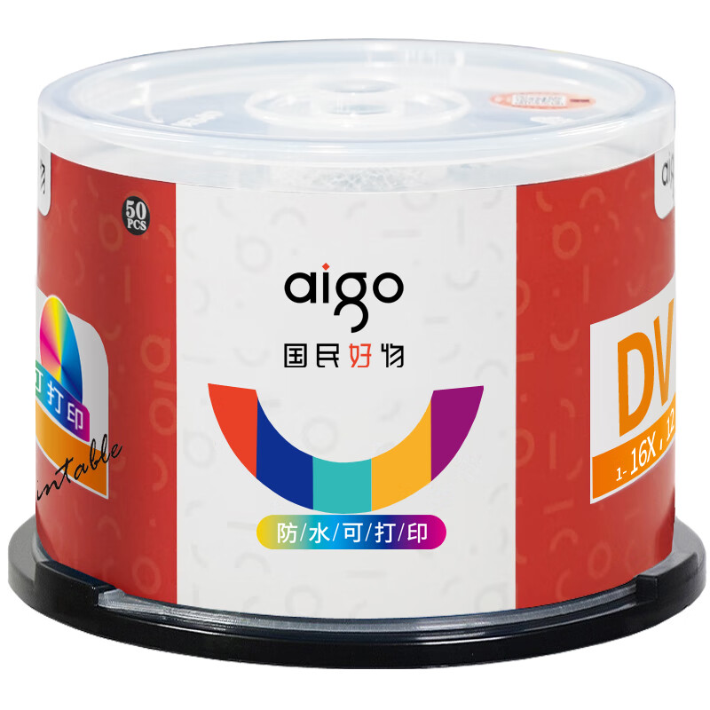 爱国者 aigo DVD+R 刻录光盘 计价单位:片