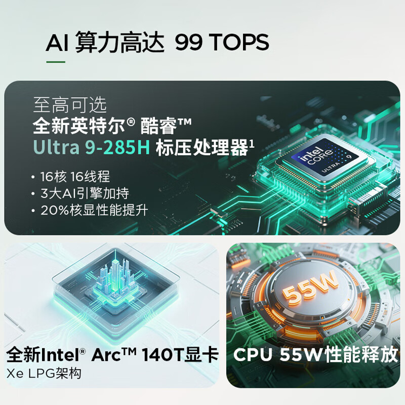 Thinkpad  ThinkPad T14p 笔记本电脑 高性能AI工程师本2代酷睿Ultra9 285H 64G 1TB 3K 计价单位:台