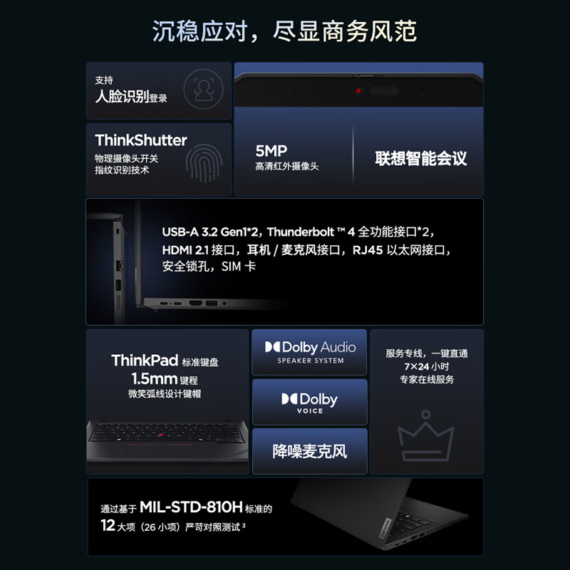 Thinkpad ThinkPad T14 Gen 6 笔记本电脑 酷睿Ultra5 225H 32G 1TB 14英寸 计价单位:台 Thinkpad ThinkPad T14 Gen 6 笔记本电脑 酷睿Ultra5 225H 32G 1TB 14英寸 计价单位:台