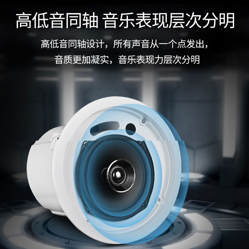 得胜 TAKSTAR EBS-640 音响 80W 定阻吸顶音响 天花喇叭吊顶校园公共广播会议室商场客厅背景音乐安装影院音箱 计价单位:台 得胜 TAKSTAR EBS-640 音响 80W 定阻吸顶音响 天花喇叭吊顶校园公共广播会议室商场客厅背景音乐安装影院音箱 计价单位:台