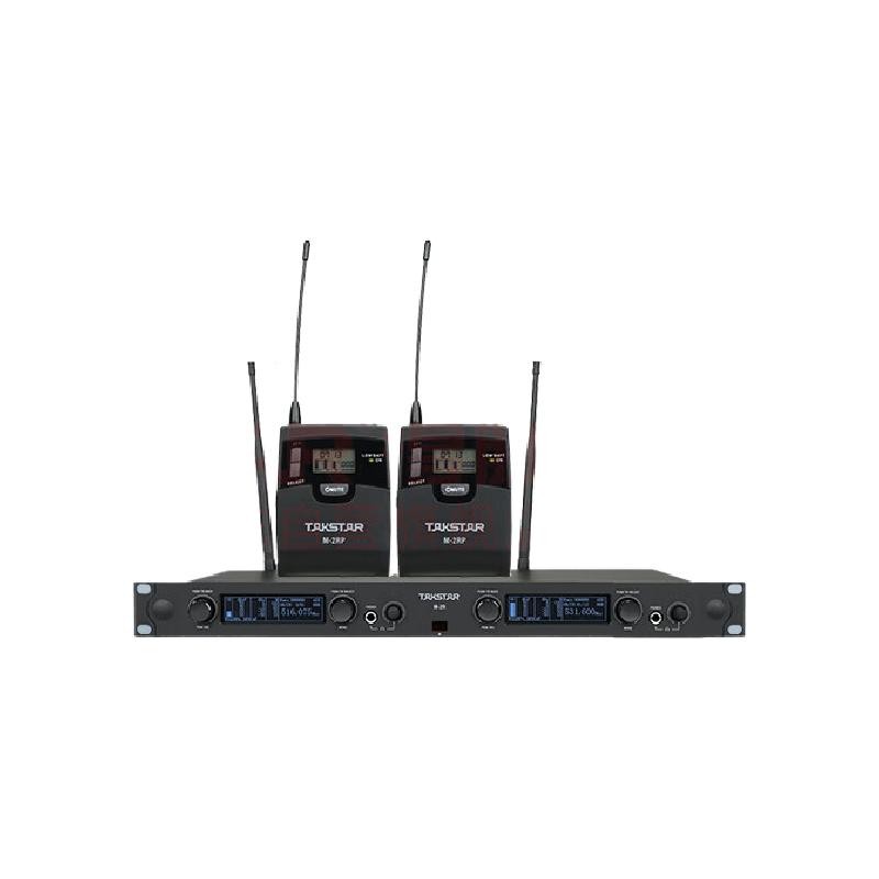 得胜 TAKSTAR M-2RP （升级款）U段真分集 无线一拖二双腰包麦克风 百米远距离抗干扰 工程音乐会演艺场合 计价单位:套