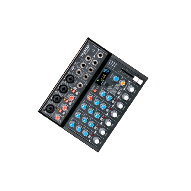 得胜 TAKSTAR XR-210FX （2024款）模拟调音台 十路调音台 游戏直播工作室家庭影院K歌音乐创作录音演出 计价单位:台