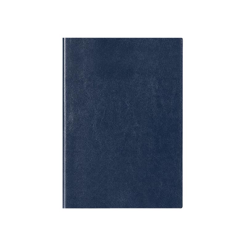 得力 deli 6900-16 皮面笔记本 16K 80张/本 250*175mm 蓝色 计价单位:本